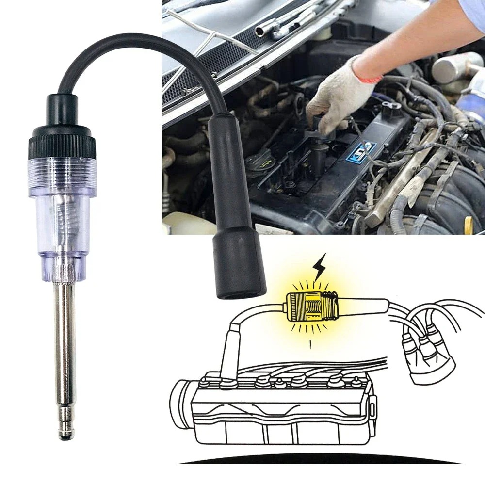 Co Detector Plug - Alat Uji Sistem Pengapian Mobil Universal,