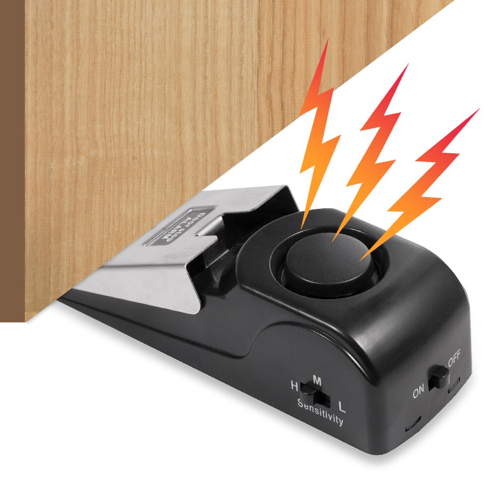 Door Stop Alarm - Sistem Alarm Pintu Nirkabel 125dB, Sistem