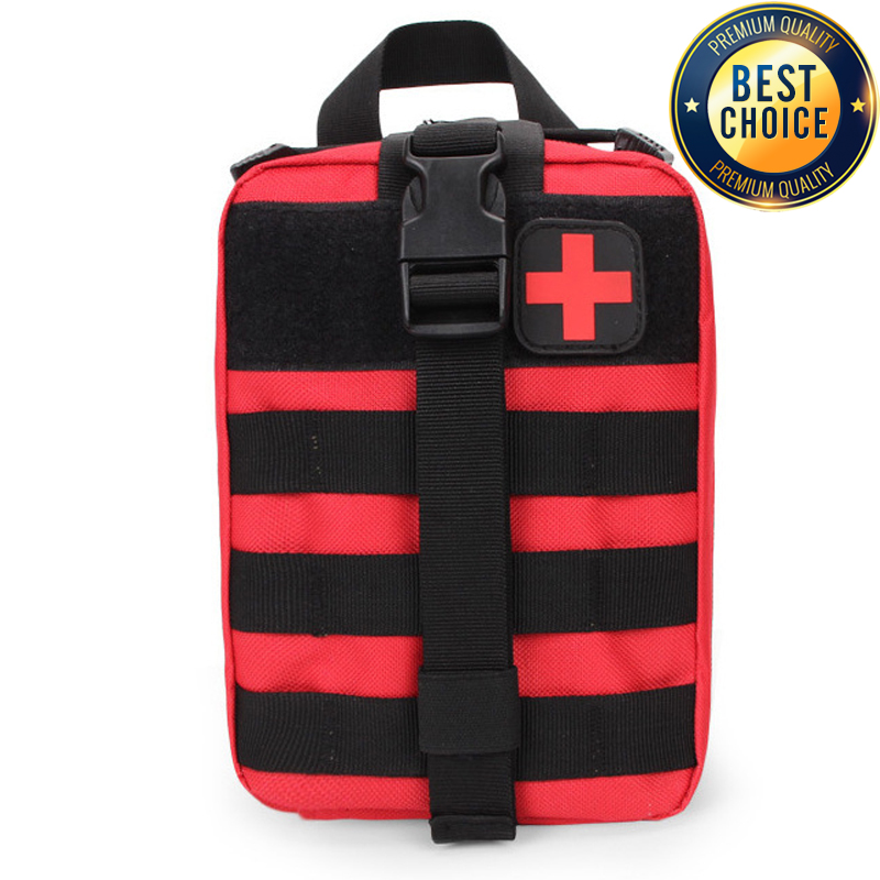 First Aid Bag Kit - Molle kit pertolongan pertama taktis, tas