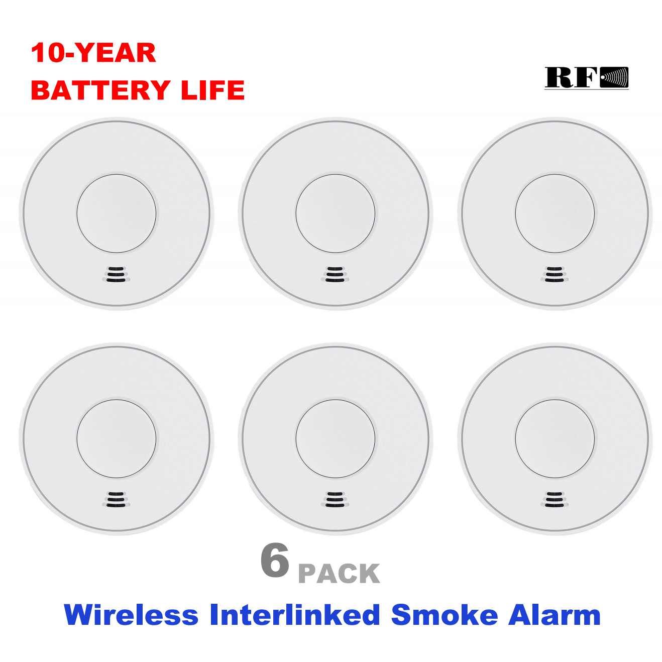 Smoke Detector Interconnected - Alarm Asap Saling Terkait Nirkabel dengan