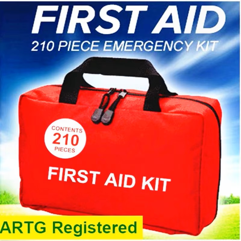 Kotak P3K dengan Tas Ringkas d - First Aid Bag Kit ulasan dan harga