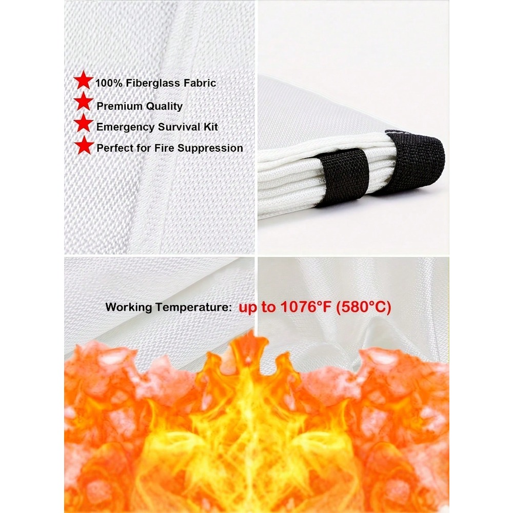 Selimut Api 39,37 X 39,37 Inci - Fire Blanket Kitchen ulasan dan harga
