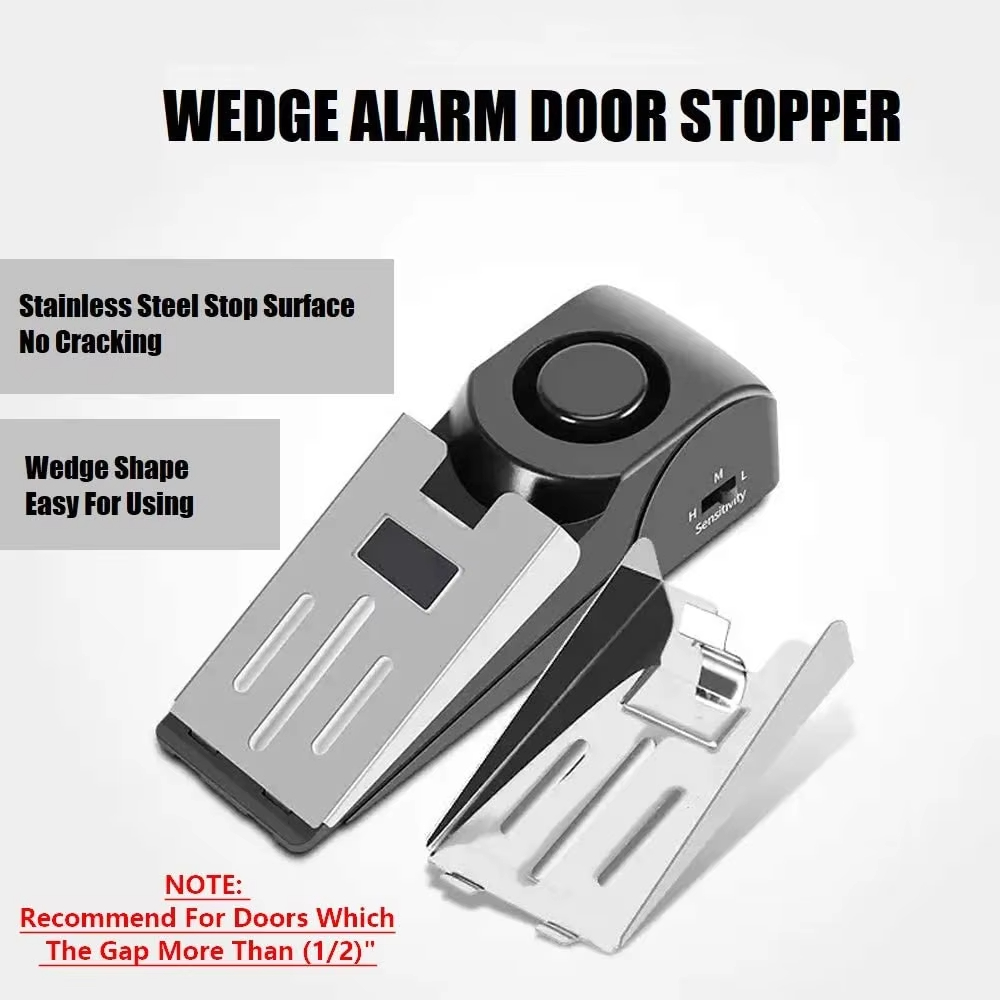 Alarm Pintu Nirkabel 120db Bah - Door Stop Alarm ulasan dan harga