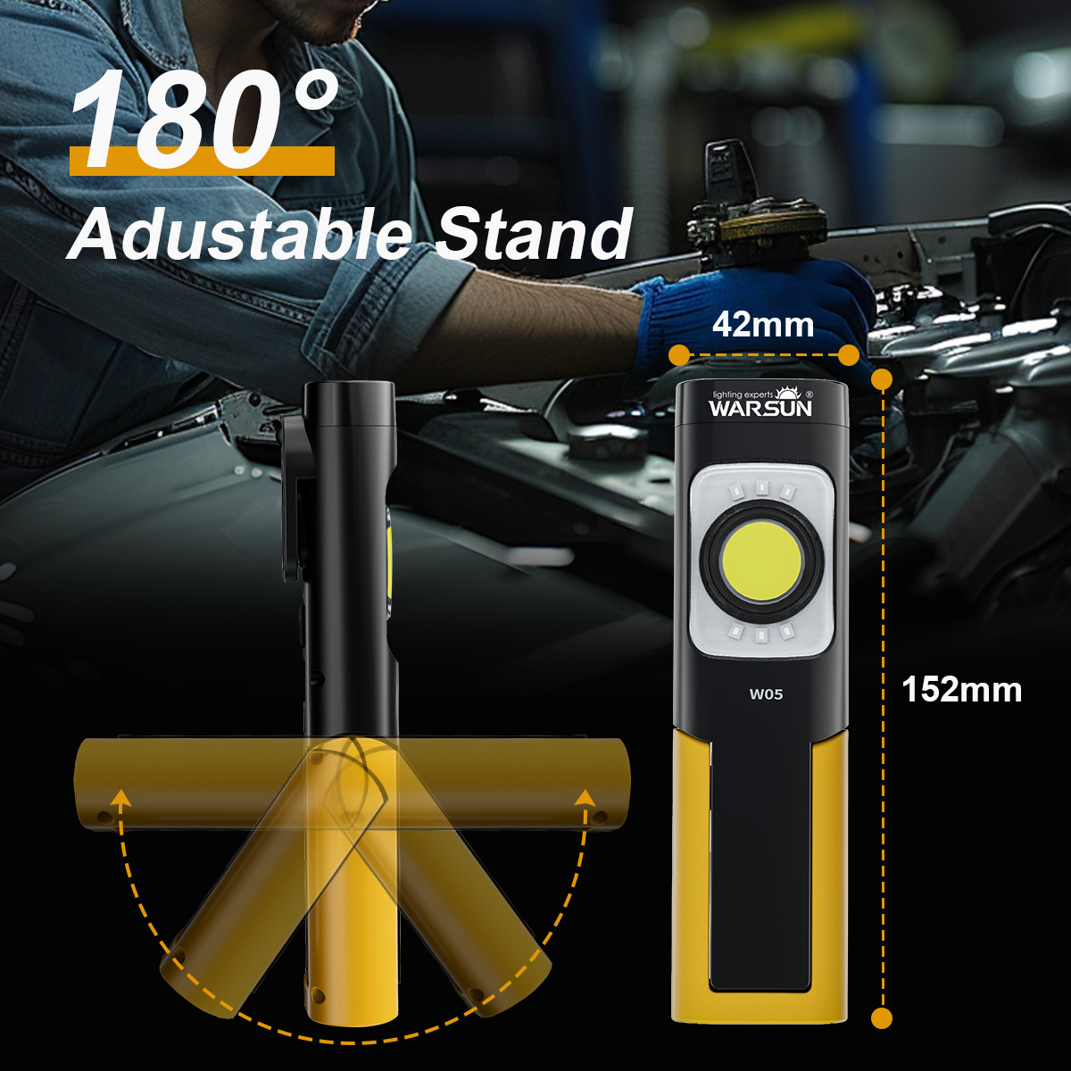 Lampu Kerja LED WARSUN W05S Is - Power Outage Light ulasan dan harga