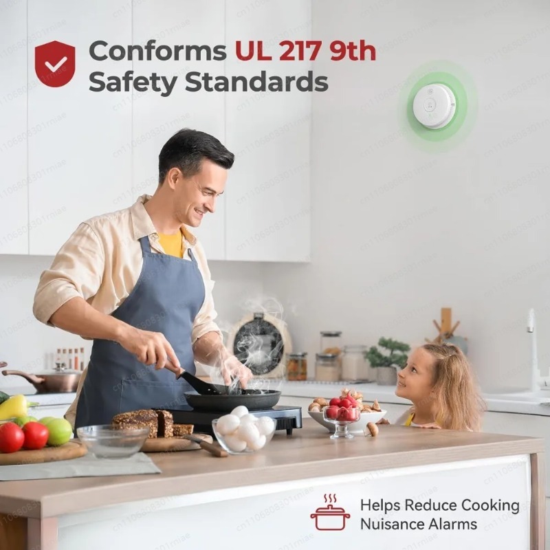 Kualitas Tinggi-8 Paket, Detek - Smoke Detector Interconnected ulasan dan harga